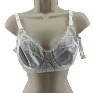 Underscore Lace Trim Underwire Unlined Full Coverage Bra 306499 36B